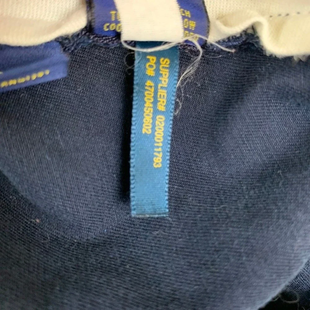 Polo Ralph Lauren Mens Classic Fit Chino Pants Navy Blue‎ 100% Cotton 34x32